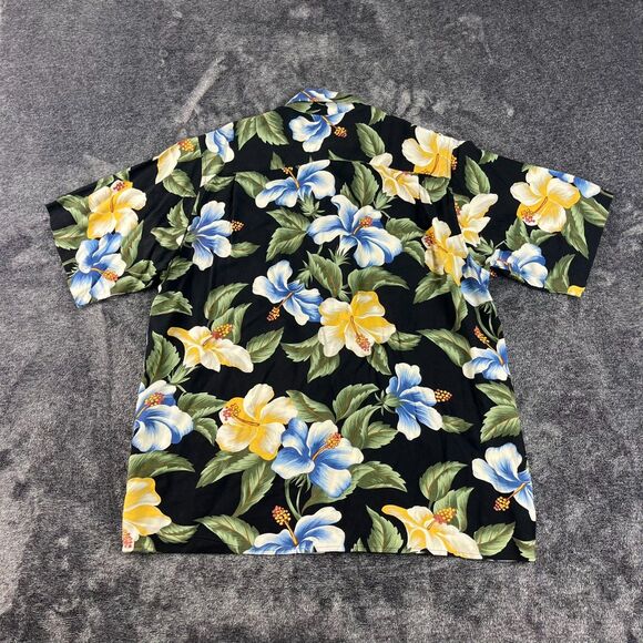 Vtg Reyn Spooner Button Up Short Sleeve Tropical Hawaiian AOP S Single Stitch - Picture 8 of 9